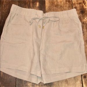Ellen Tracy Linen Shorts